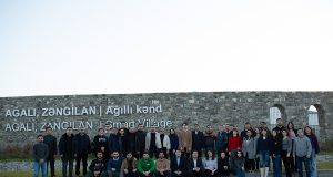 Gənclər Təşkilatları Zəngilan Rayonunun Ağalı Ağıllı Kəndinə Səfər Ediblər