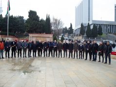 Gəncliyə Yardım Fondunun Kollektivi Şəhidlər Xiyabanını Ziyarət Edib
