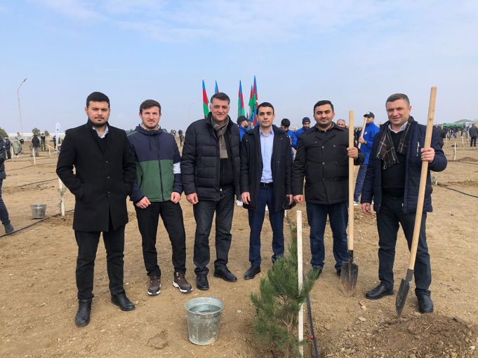 2 Fevral Gənclər Günü ilə Bağlı Ağacəkmə Aksiyası Keçirilib