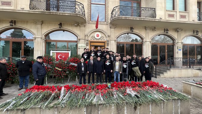 “Anadoludan Qarabağa Zəfər Yürüyüşü” iştirakçıları Gəncədə Səfərdə Olub