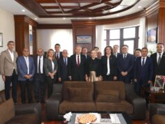 Türkiyə Məzunları Şimali Kipr Türk Cümhuriyyətinin Prezidenti Ersin Tatarla Görüşüb