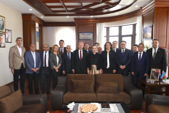 Türkiyə Məzunları Şimali Kipr Türk Cümhuriyyətinin Prezidenti Ersin Tatarla Görüşüb