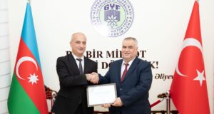 GYF Rəhbərliyinə “Göstərdiyi Xidmətlərə Görə Təşəkkürnamə” Təqdim Edilib