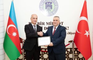 GYF Rəhbərliyinə “Göstərdiyi Xidmətlərə Görə Təşəkkürnamə” Təqdim Edilib