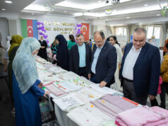 T. C. Bakı Böyükelçisi Əl İşləri Xeyriyyə Sərgisini Ziyarət Edib