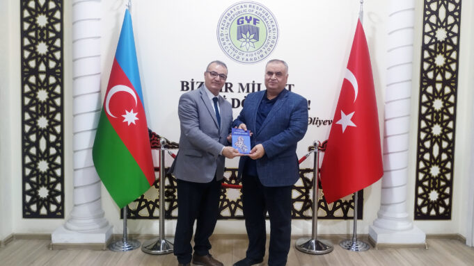 Kərkük Mədəniyyət Dərnəyinin Rəhbəri Dr. Şəmsəddin Kuzəçi GYF-ni Ziyarət Edib