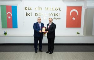 Türkiyənin Fövqəladə və Səlahiyyərtli Səfiri Doç. Dr. Cahit Bağcı Gəncliyə Yardım Fondunu Ziyarət Edib