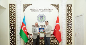 “Genç” Jurnalının Baş Redaktoru Süleyman Raqıp Yazıcılar GYF-ni Ziyarət Edib