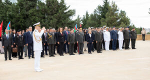 Bakının İşğaldan Azad Olunması Münasibətilə Türk Şəhidliyi Abidəsi Ziyarət Olunub