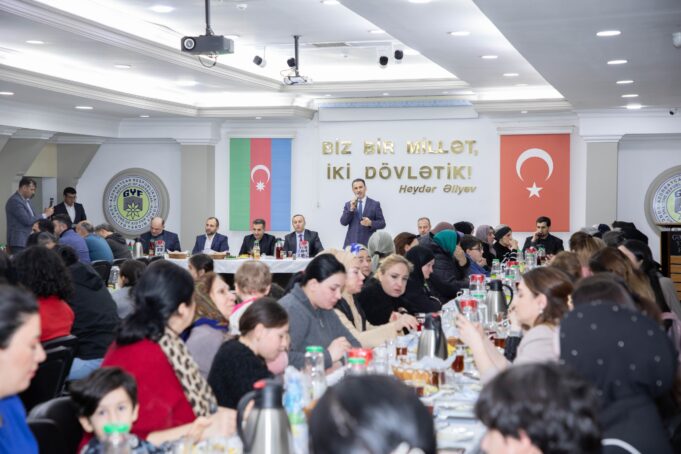 GYF-də Şəhid və Qazi Ailələri İftar Süfrəsində Bir Araya Gəldi