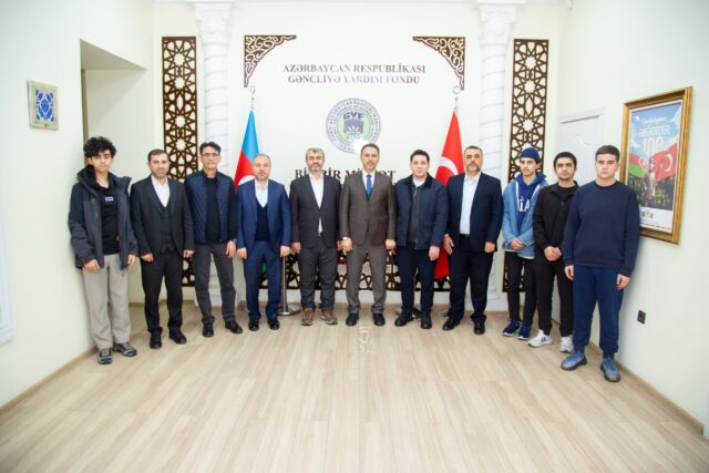 Dəniz Fənəri Dərnəyi və İTO Marmara Anadolu Liseyinin Nümayəndələri GYF-ni Ziyarət Edib